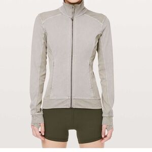 EUC Lululemon Cut Class Jacket Washed French Clay - size 12